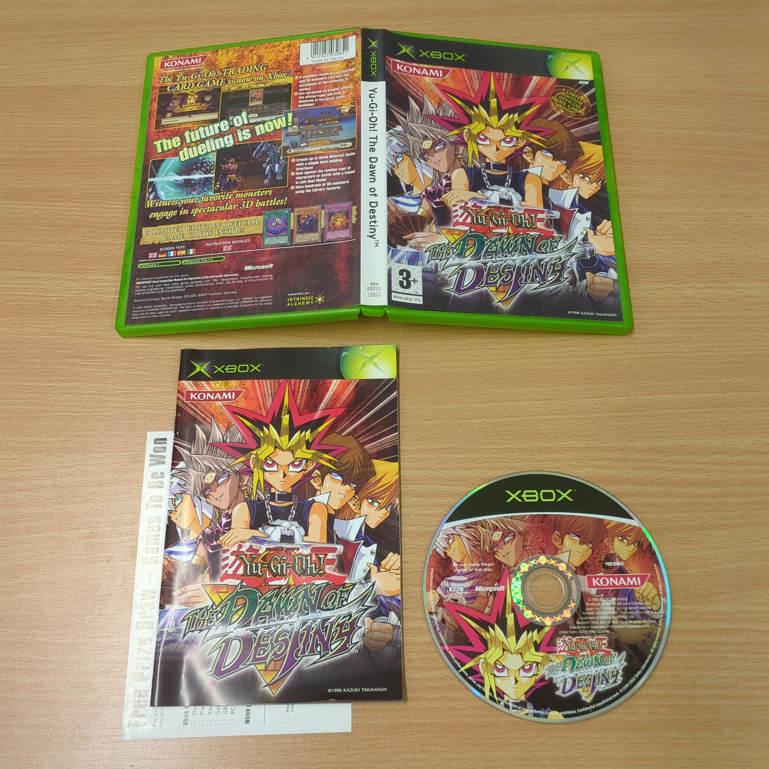 Yu-Gi-Oh! The Dawn of Destiny original Xbox game Yu-Gi-Oh! The Dawn of Destiny original Xbox game